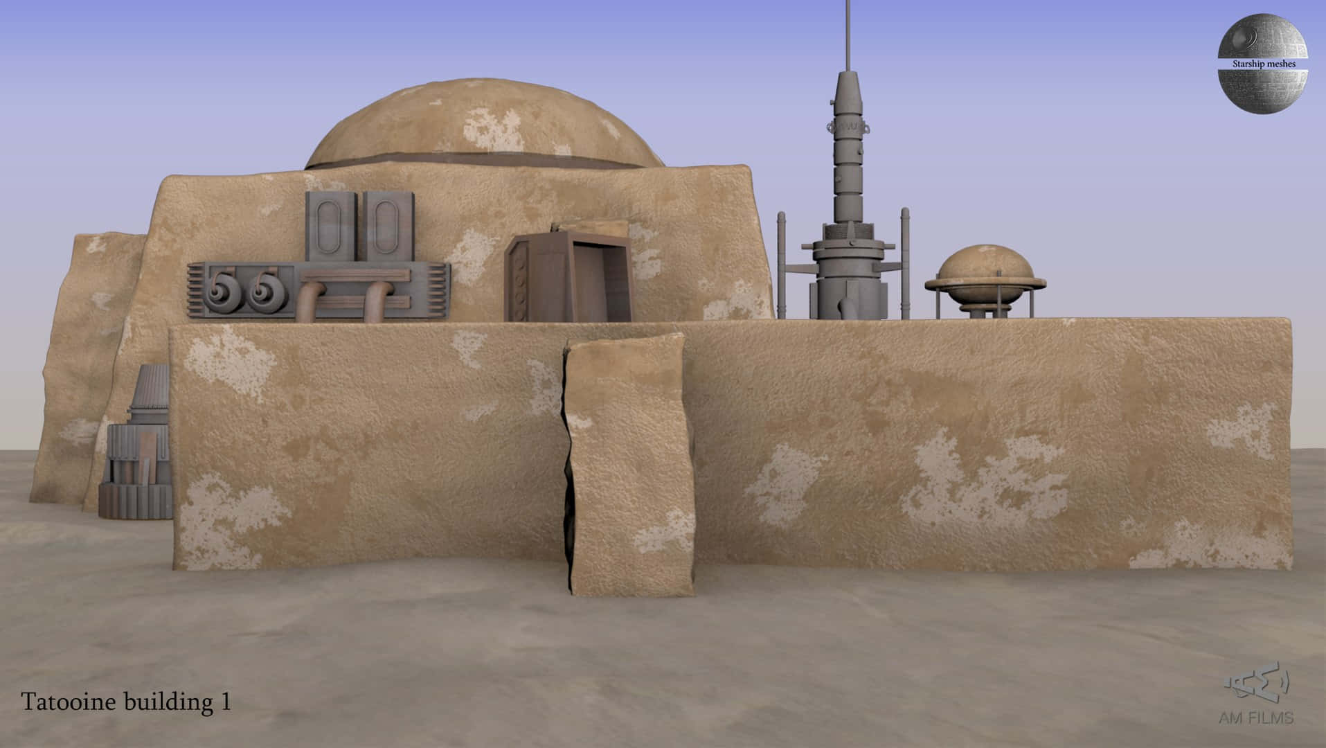 Daring to be Different on the Sands of Tatooine" Wallpaper