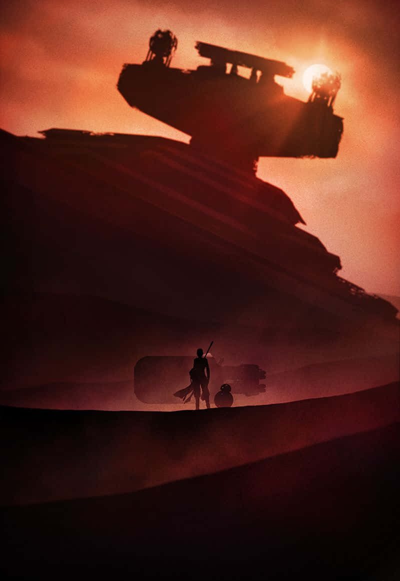 Stardestroyer Tatooine Bakgrund