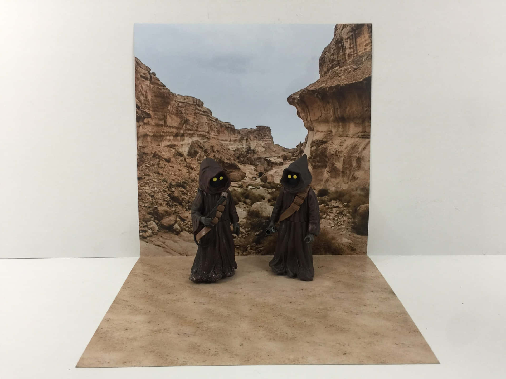 Anpassadjawa I Tatooine-bakgrund