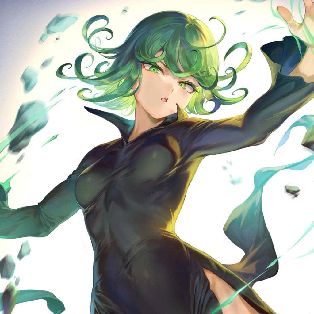 Powerful Tatsumaki in Action Wallpaper