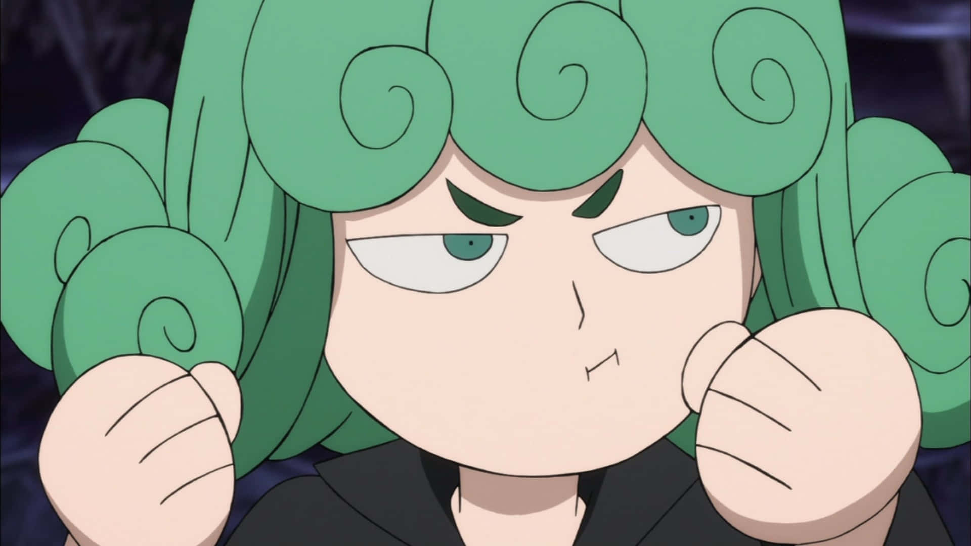 Powerful Tatsumaki in Action Wallpaper