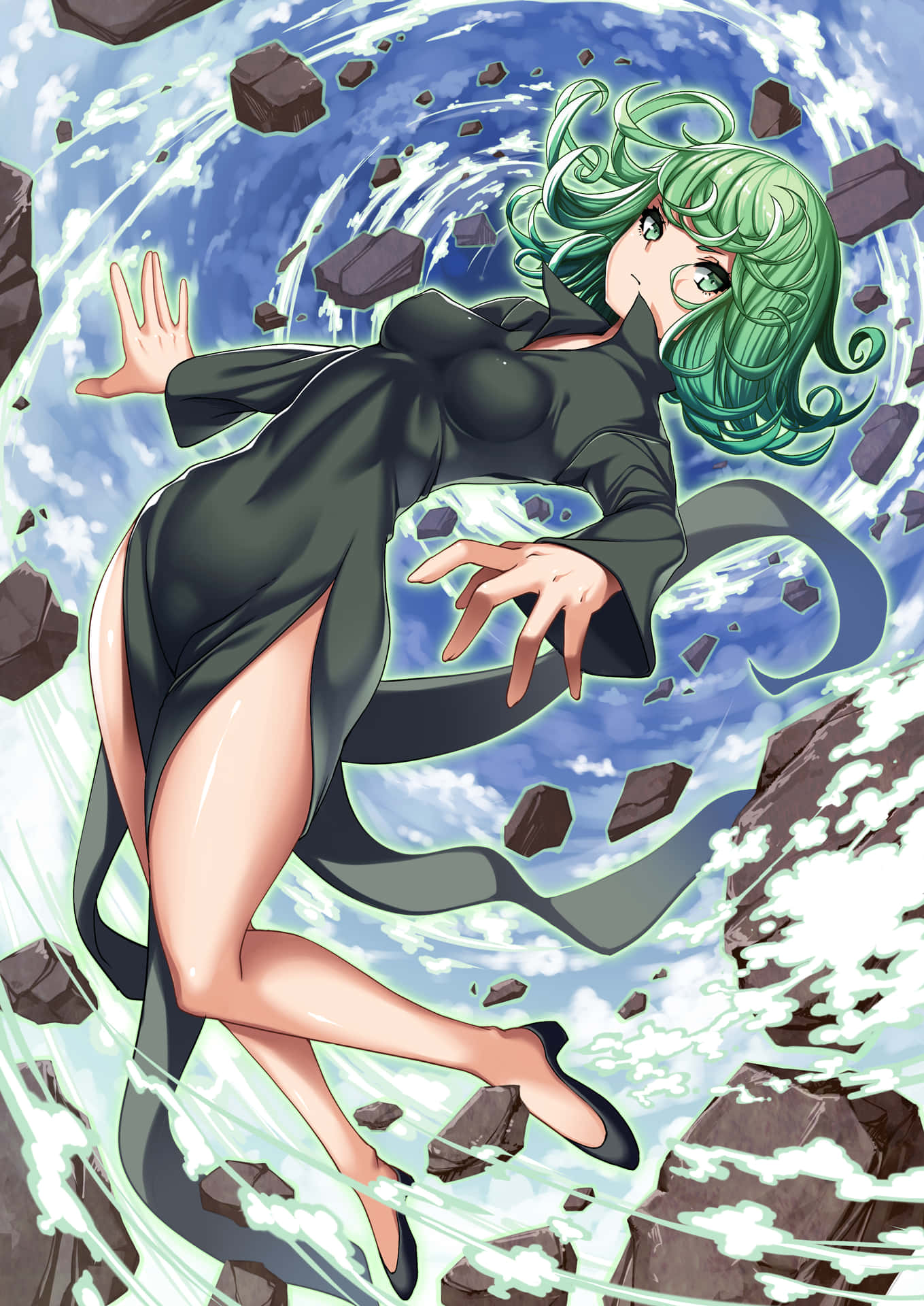 Tornado of Terror, Tatsumaki from One Punch Man Wallpaper