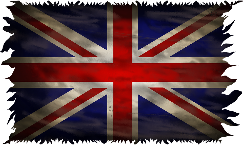 Tattered Union Jack Flag PNG