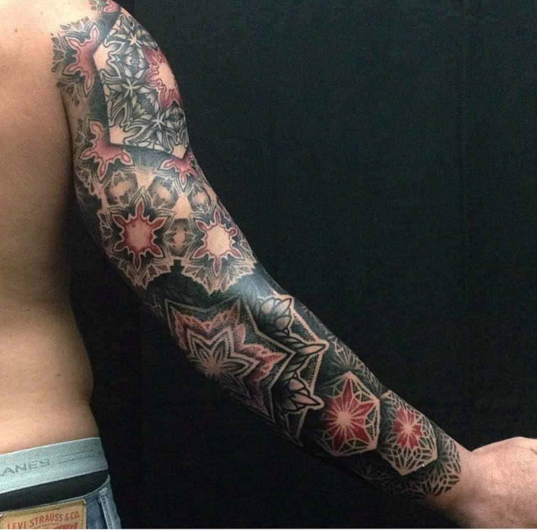Mandala Tattoo Arm Design Picture