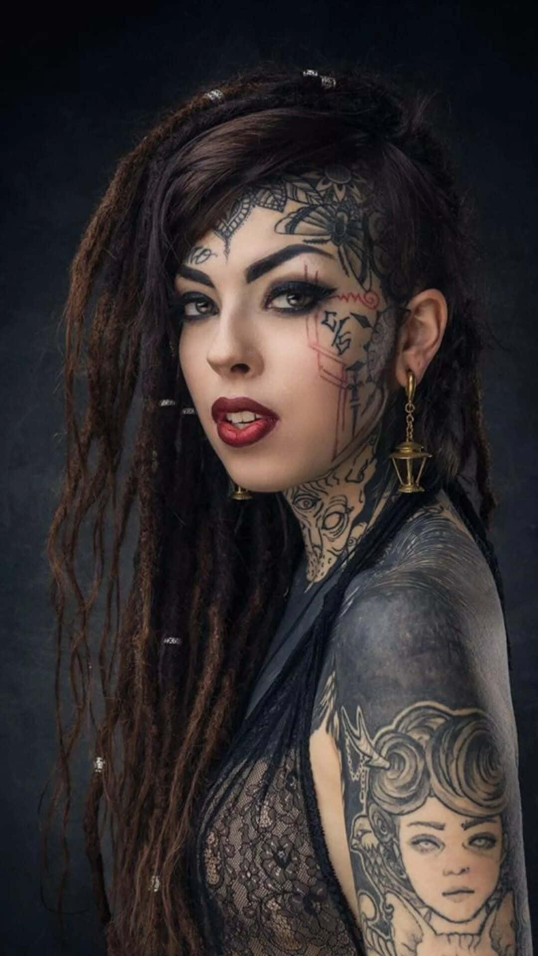 Beautiful Girl Tattooo On Shoulder HD Wallpaper - Stylish … | Flickr