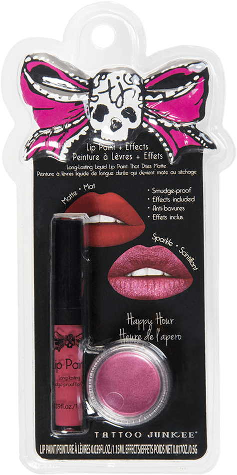 Tattoo Junkie Happy Hour Lip Kit PNG