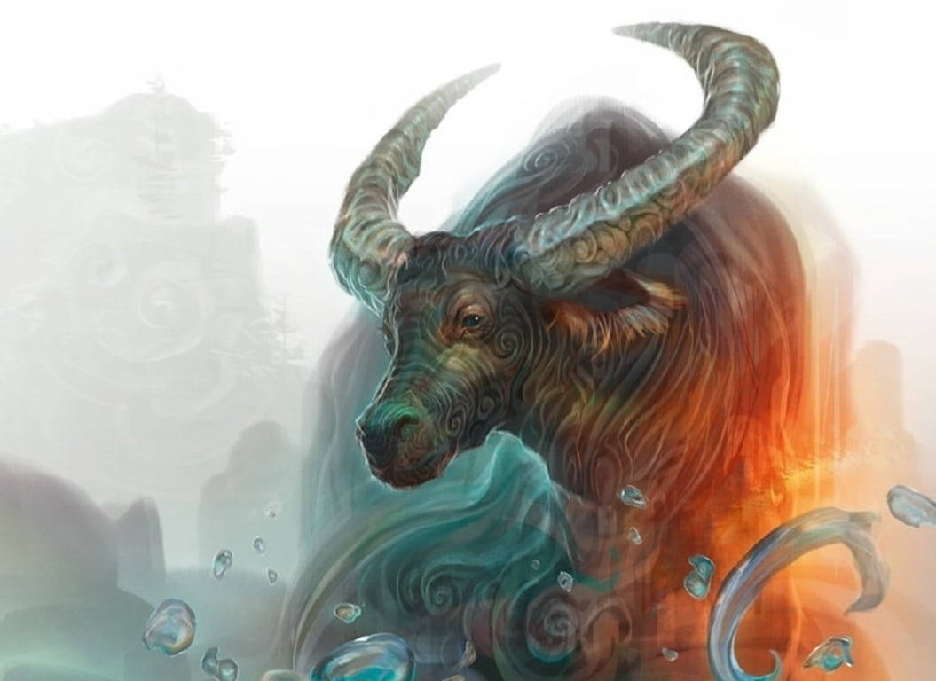 Taurus Bull Painting Wallpaper