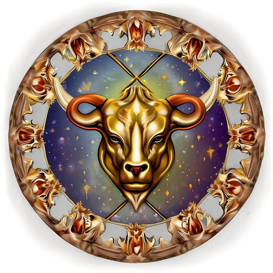 Taurus Celestial Pattern Png 06112024 PNG