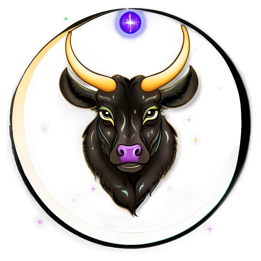 Taurus In Celestial Harmony Png 06112024 PNG