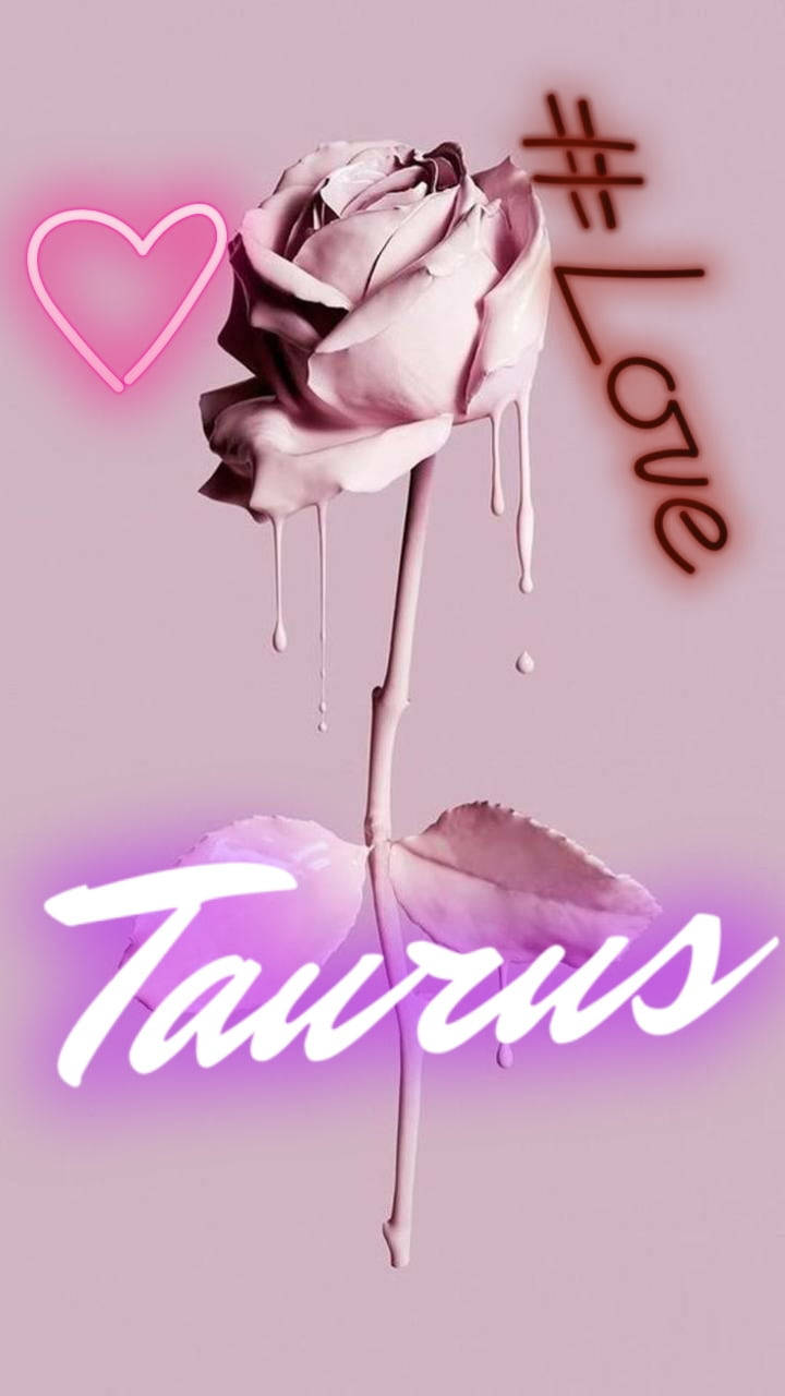 Taurus Melting Flower Wallpaper