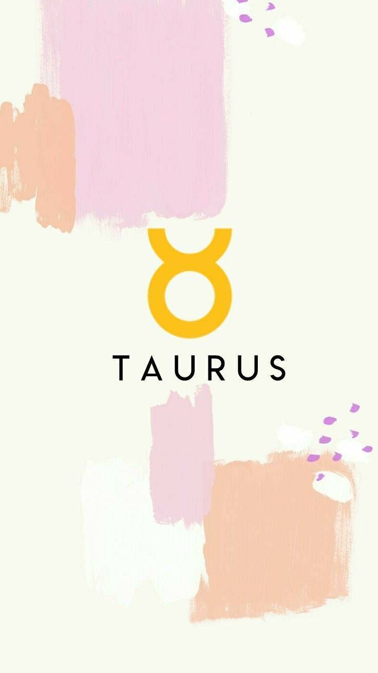 Taurussymbol Pinselstriche Wallpaper