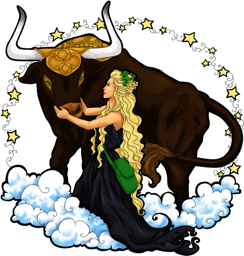 Taurus Zodiac Artwork PNG