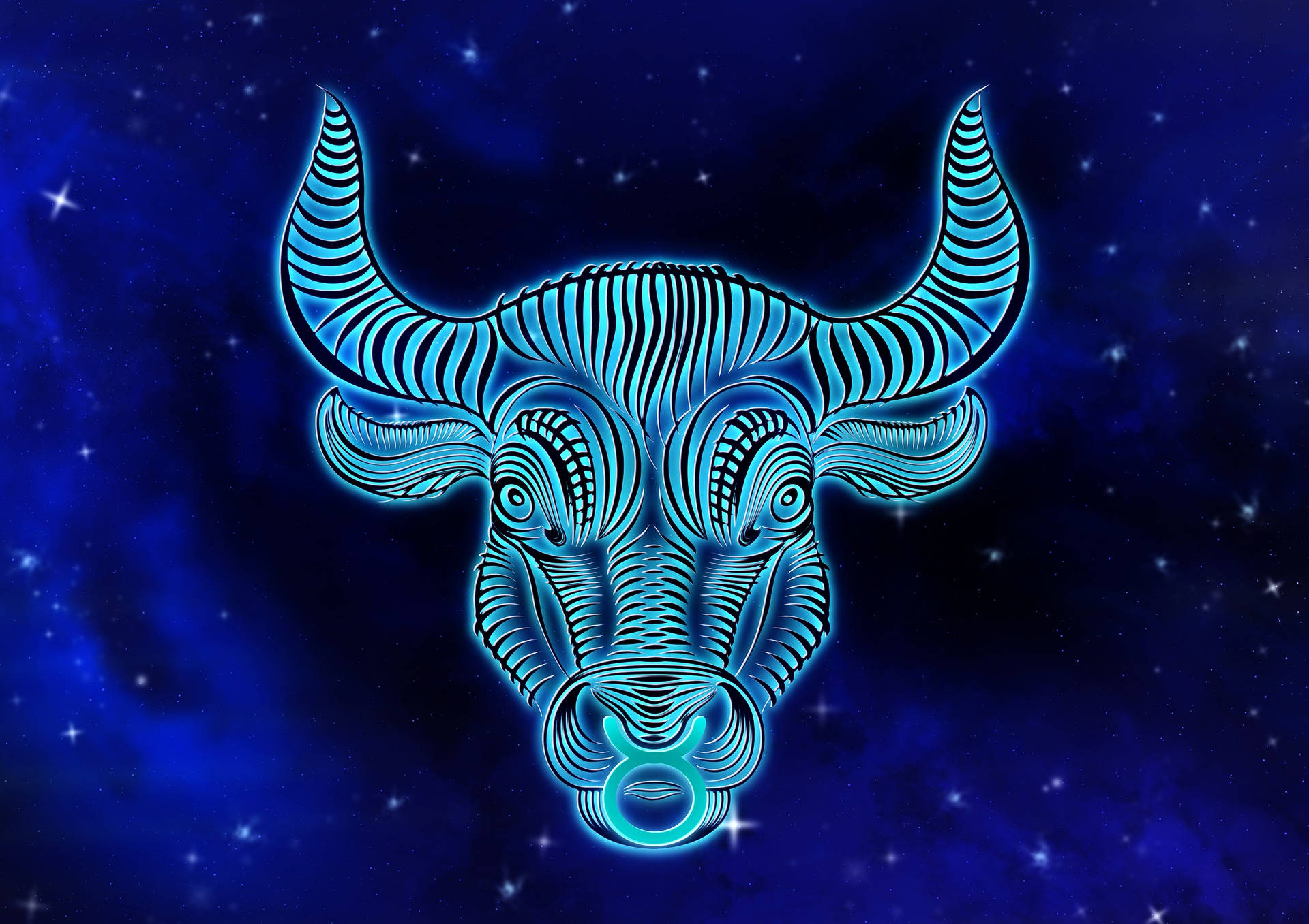 Taurus Zodiac Bull Head