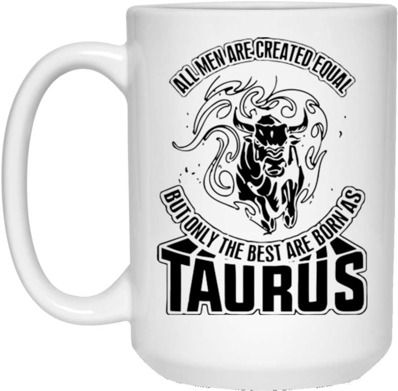 Taurus Zodiac Sign Mug PNG