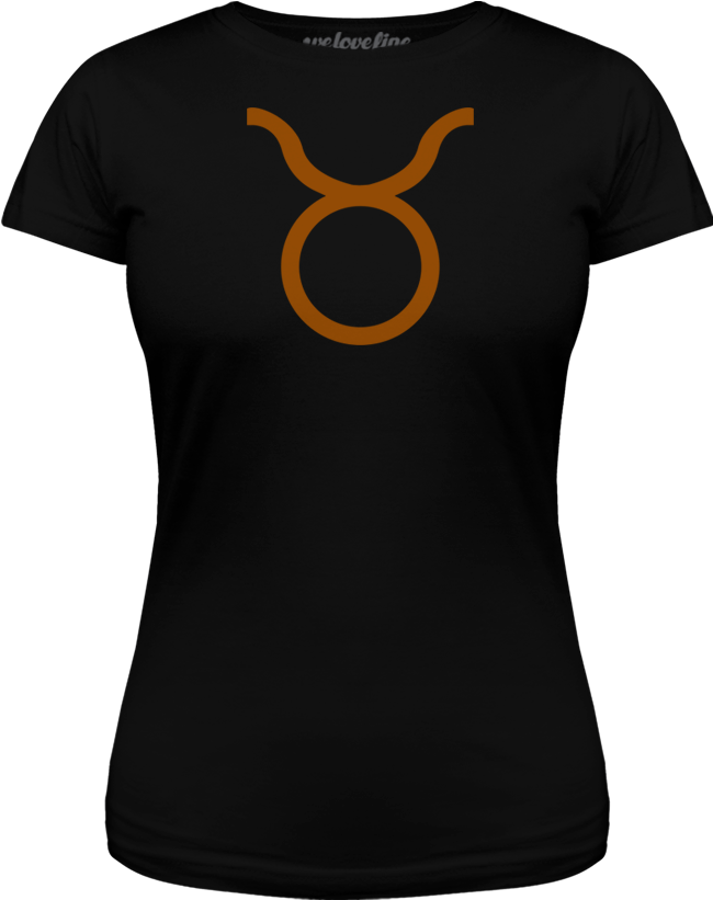 Taurus Zodiac Sign T Shirt Design PNG