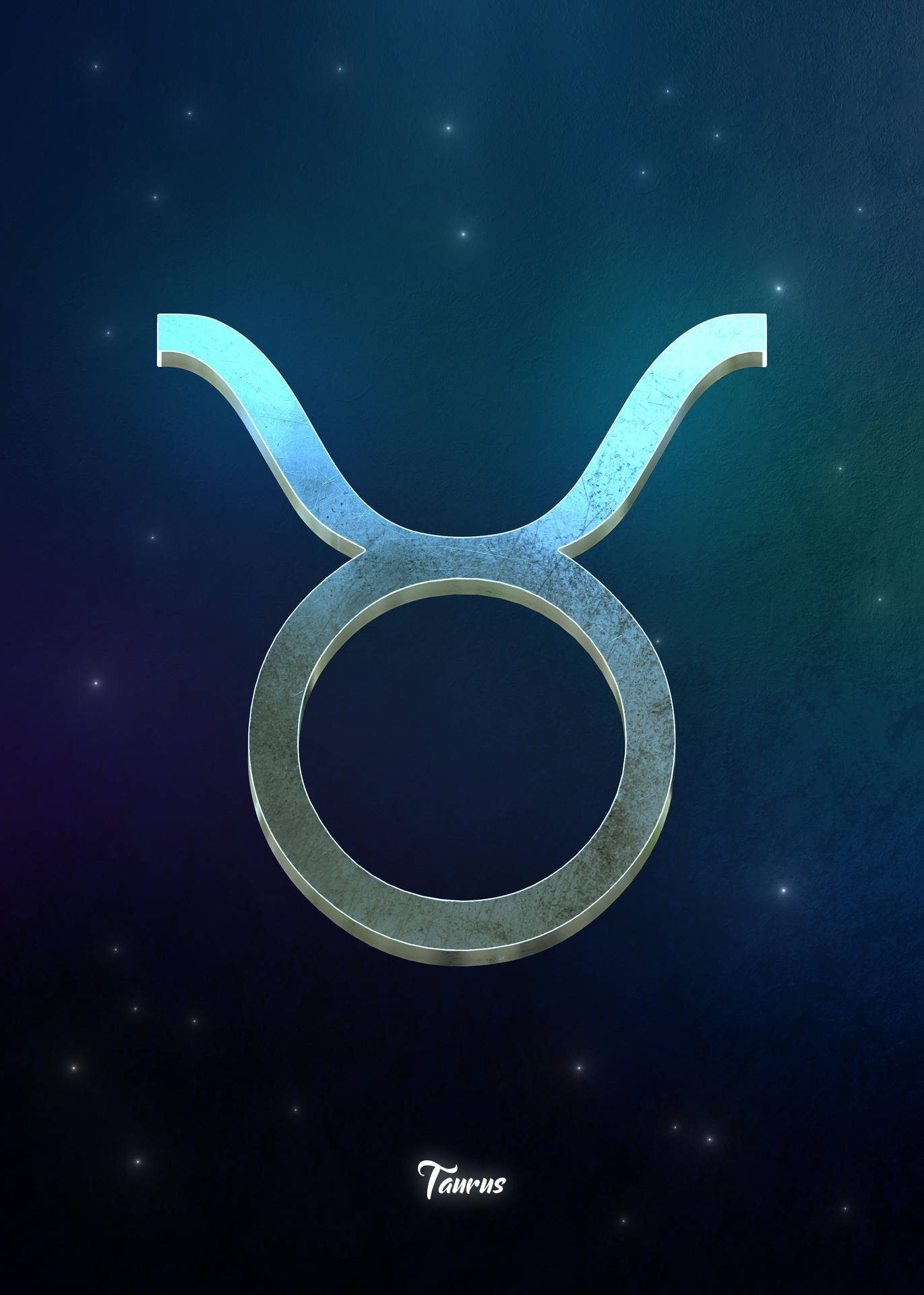 Taurus Zodiac Silver Symbol