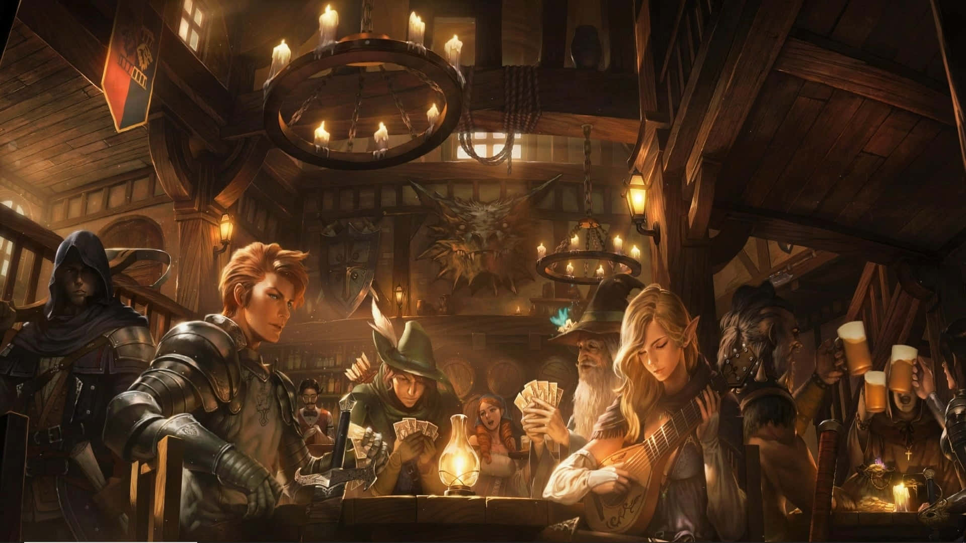 Enjoy a leisurely drinking experience at the traditional tavern.