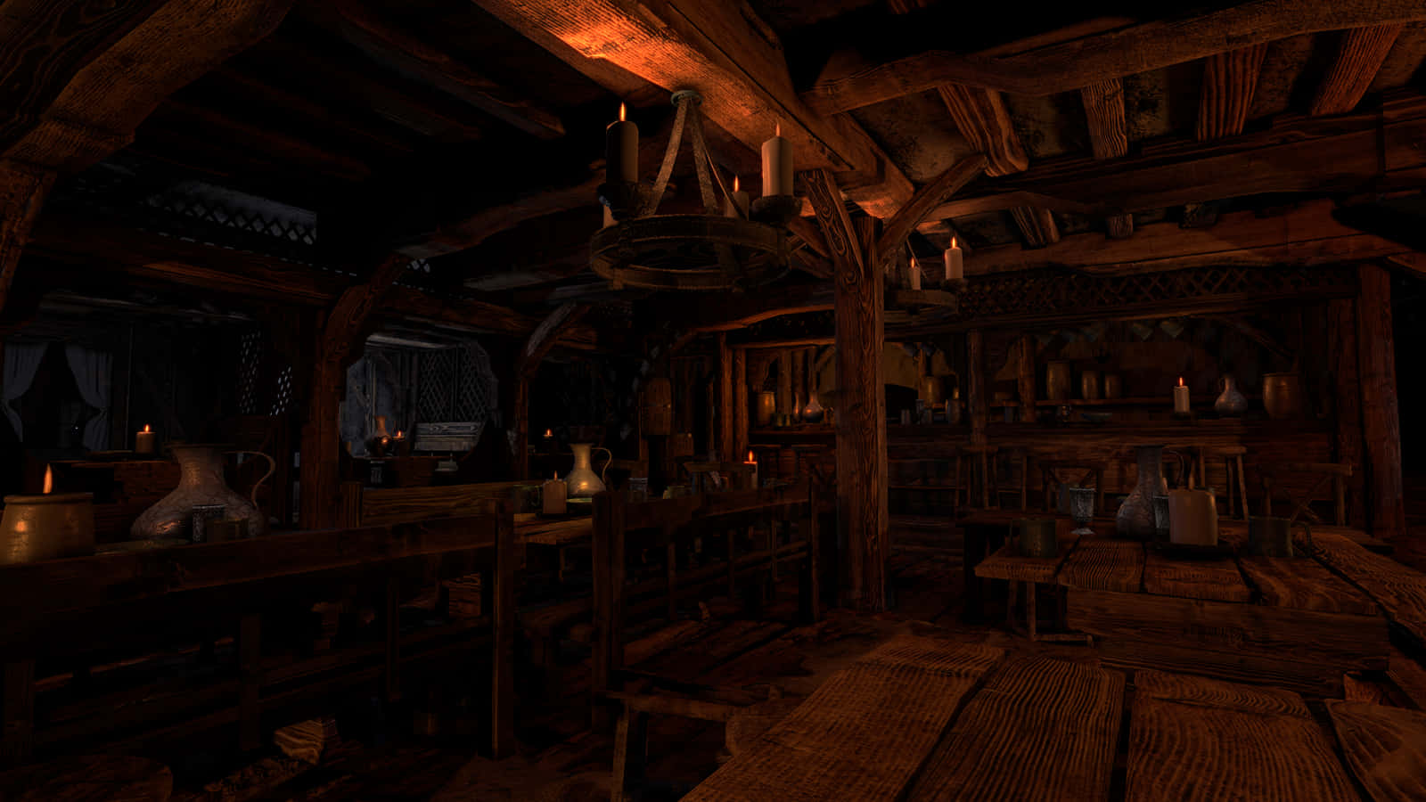 Cozy evening at the tavern