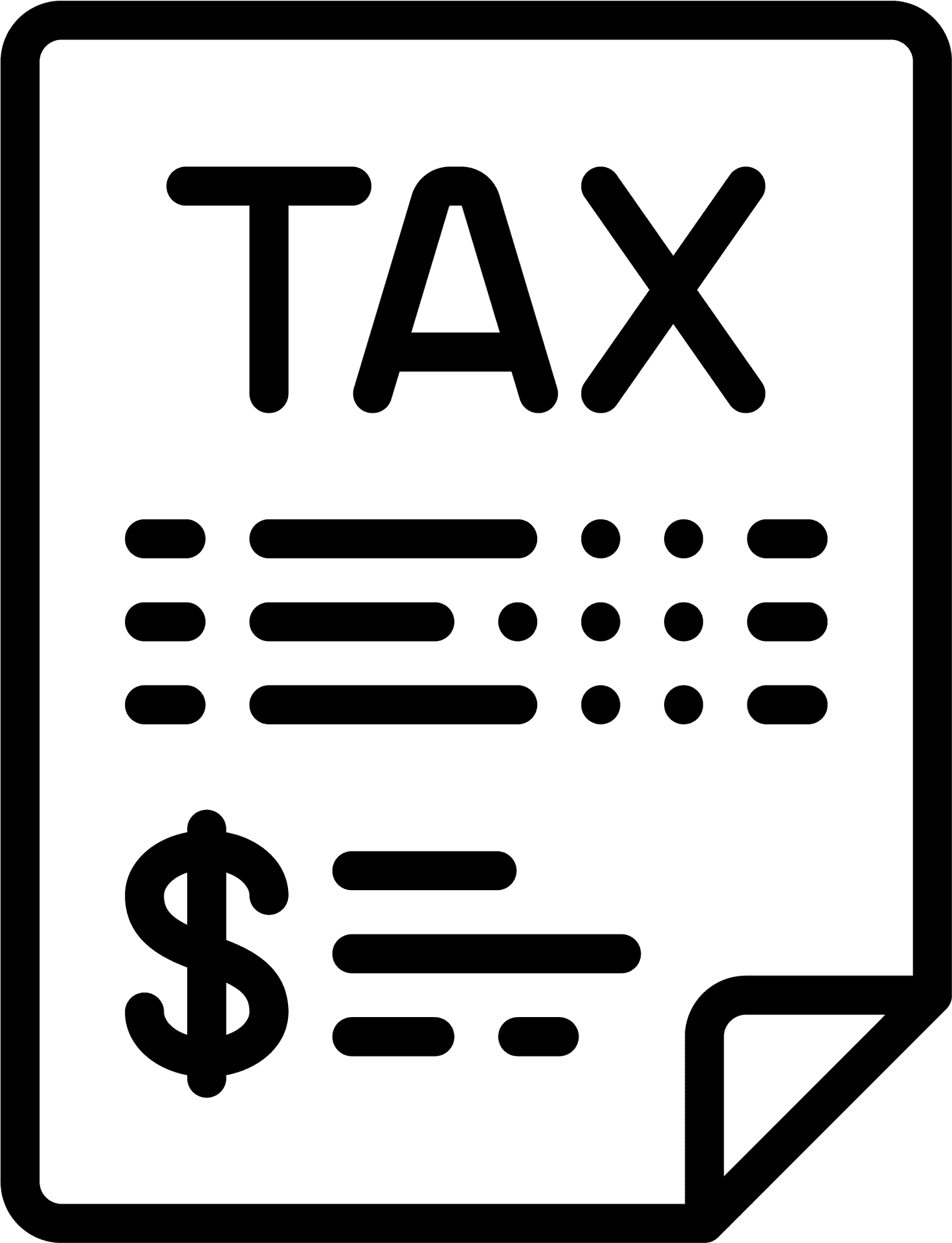 Tax Document Icon PNG
