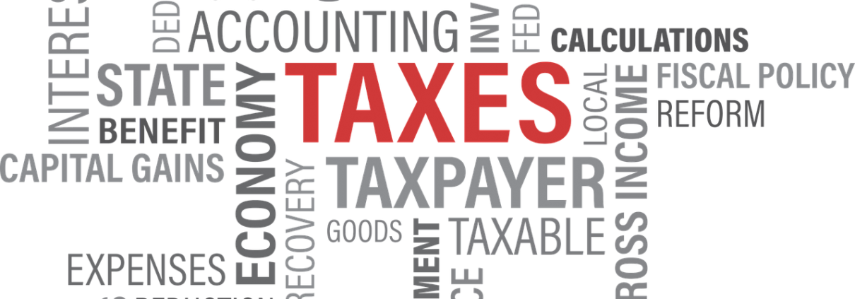 Tax Related Word Cloud PNG