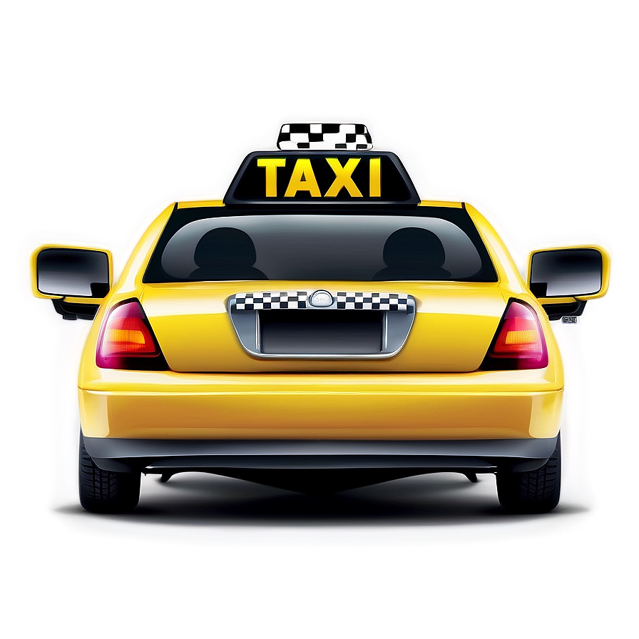 Taxi Car Vector Logo Png Qnv94 PNG