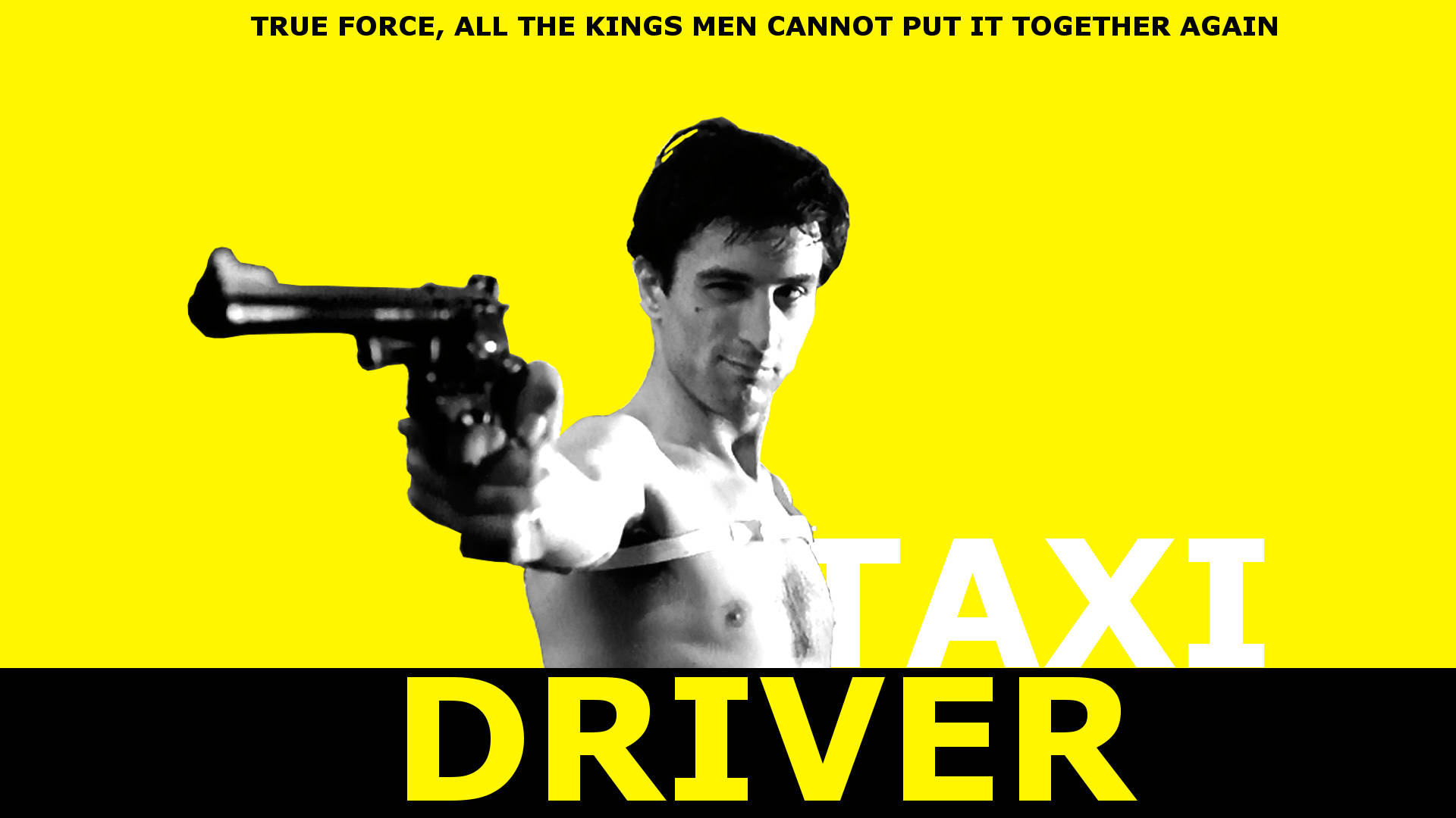 Taxidriver Ästhetische Filmposter Wallpaper