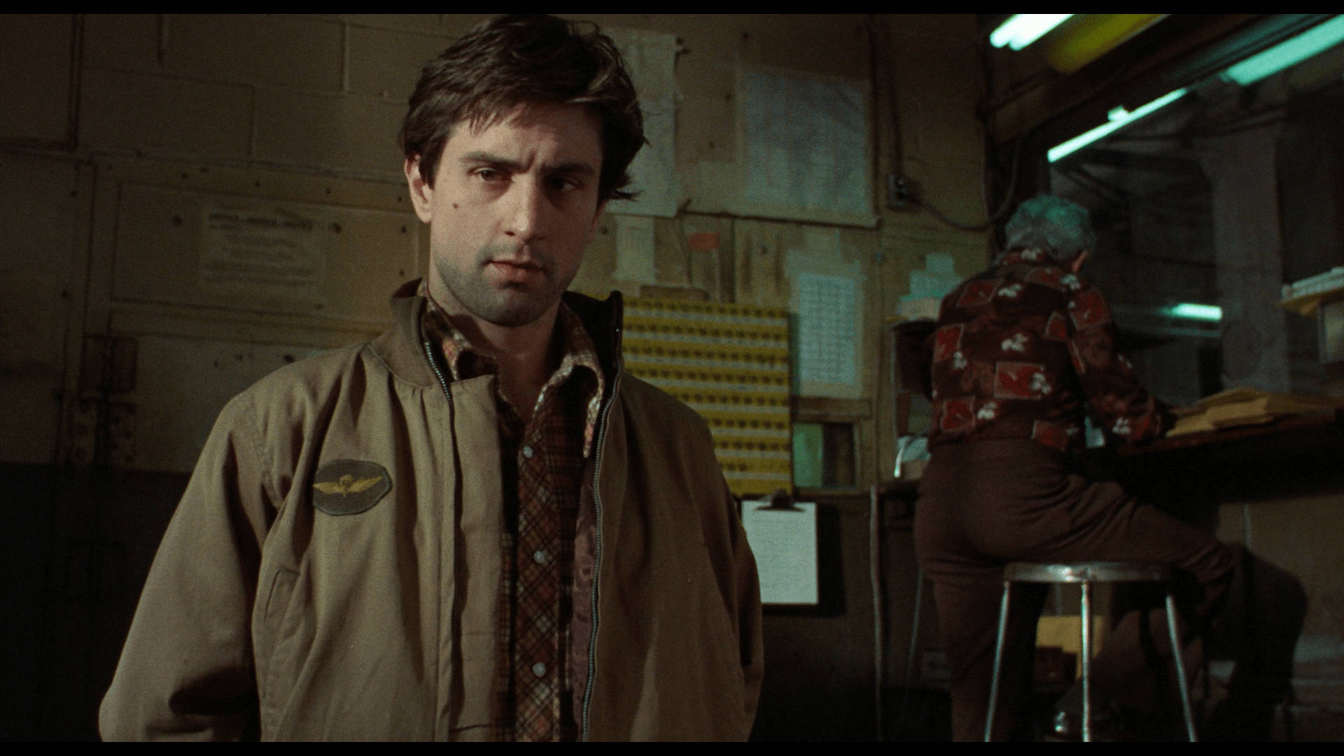 Taxidriver Film Huvudroll (note: This Translation Is Context-specific And Only Works For Labeling Computer Or Mobile Wallpaper Related To The Movie Taxi Driver) Wallpaper