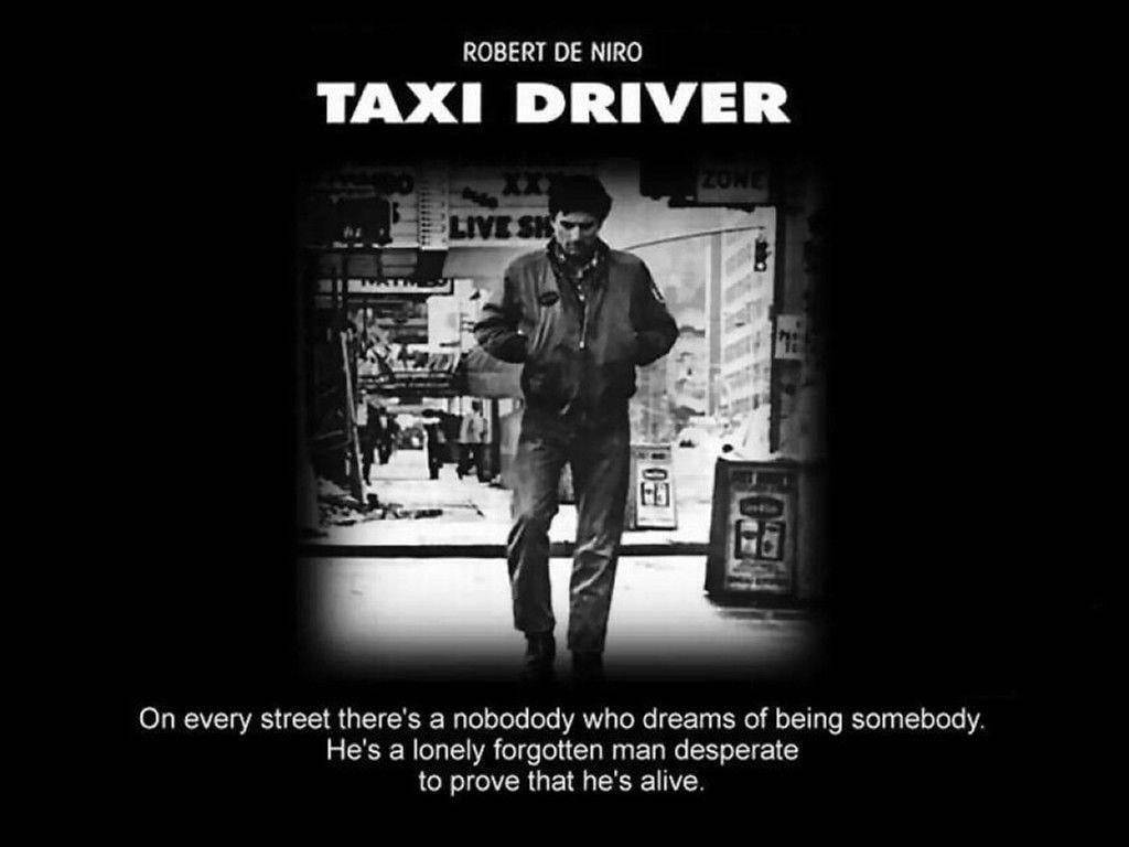 Diseñodel Póster De Taxi Driver Thriller Fondo de pantalla