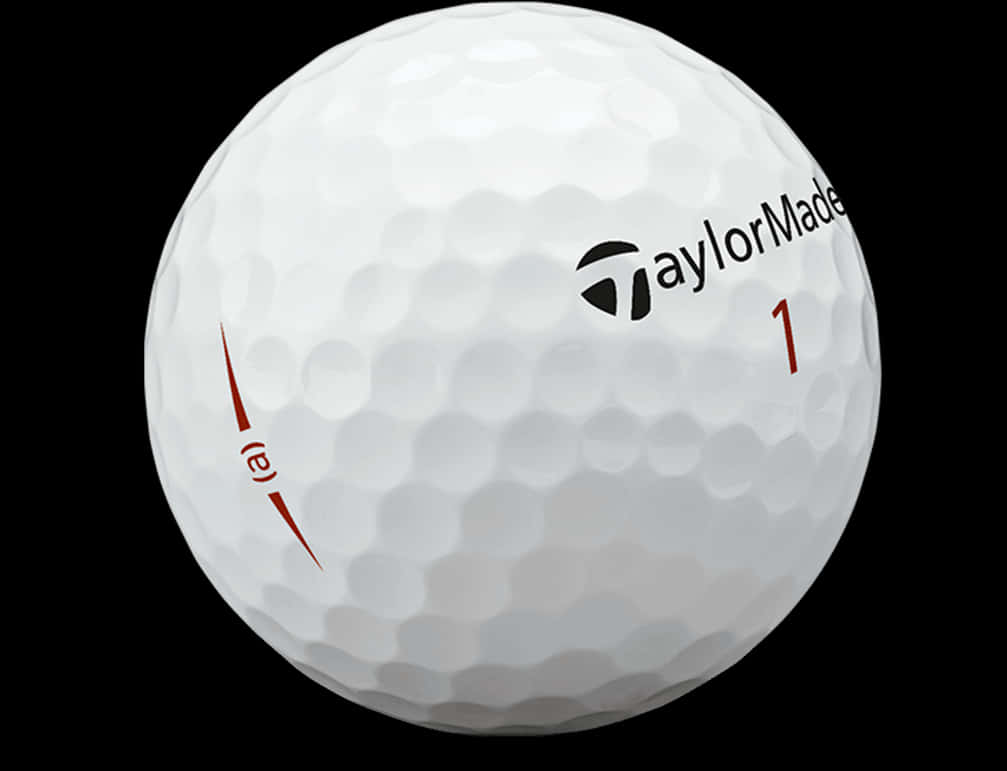 Taylor Made Golf Ball Number One PNG