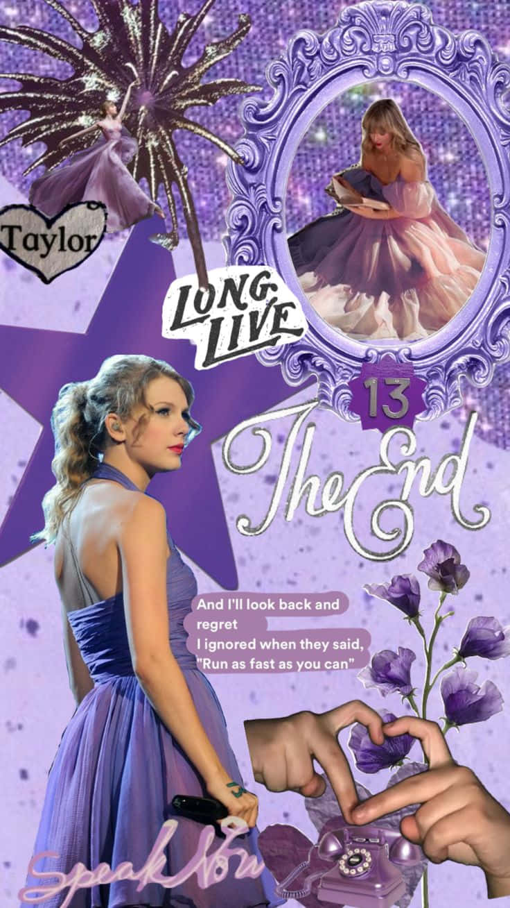 Taylor Speak Now Fan Art Collage Wallpaper