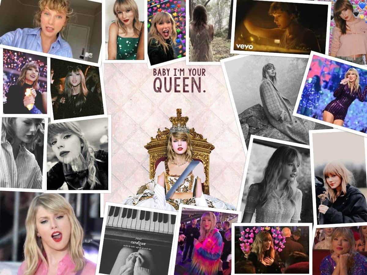 Taylor Swift Collage Aesthetic Wallpaper