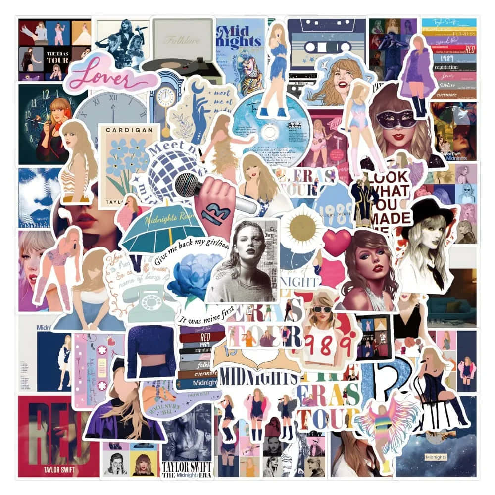 Taylor Swift Collage Artwork Wallpaper