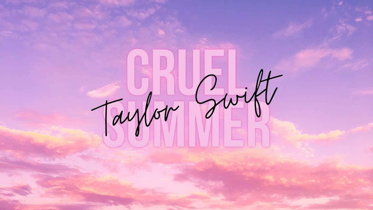 Taylor Swift Cruel Summer Pink Aesthetic Wallpaper