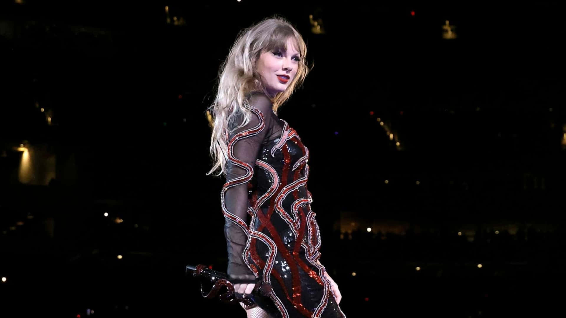 Taylor Swift Eras Tour Forestilling Bakgrunnsbildet