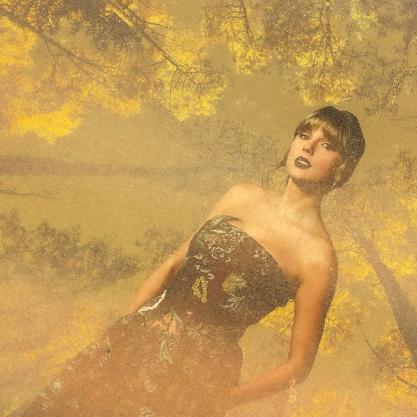 Taylor Swift Folklore Studio Album Poster Wallpaper