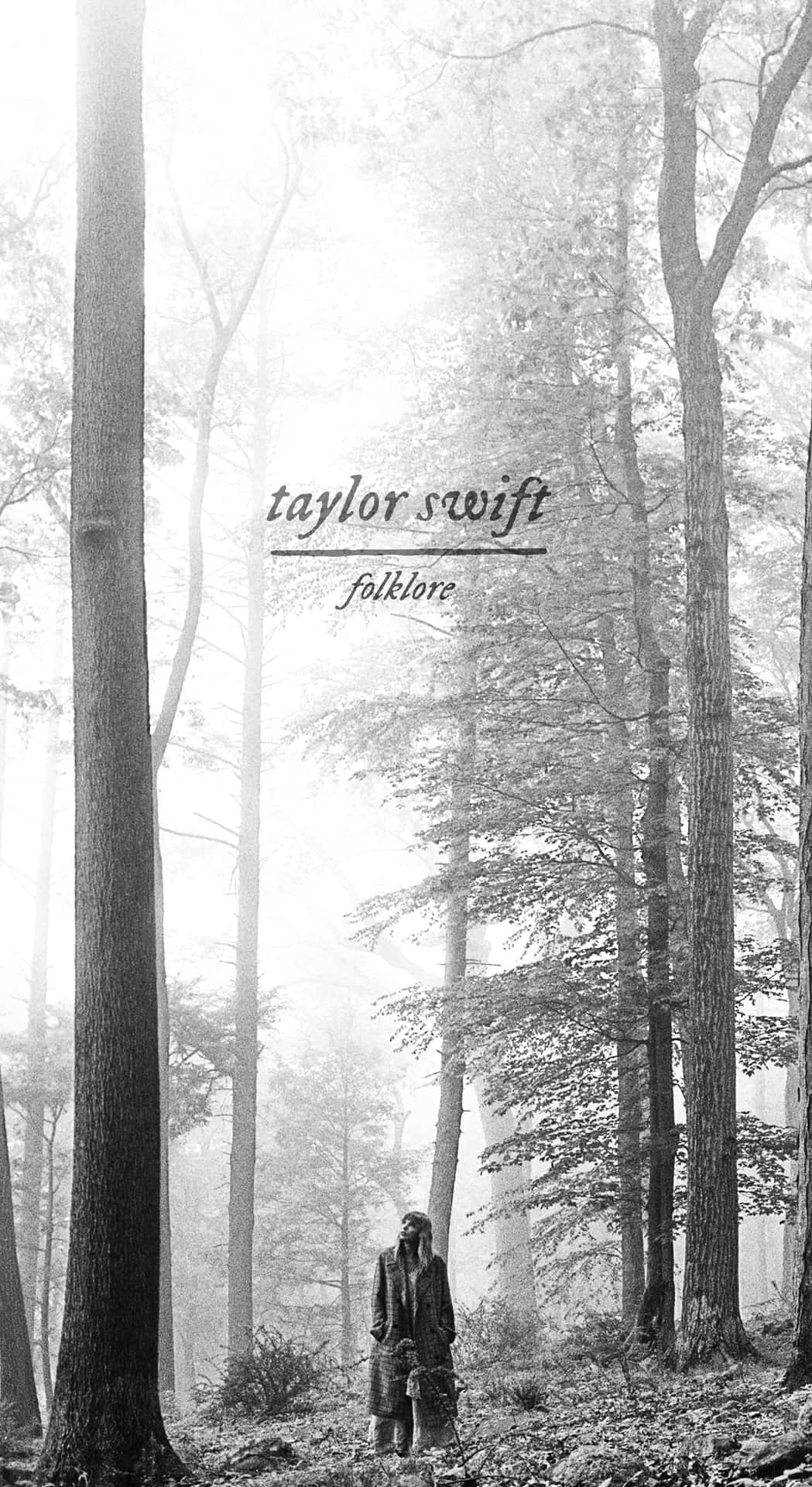 Taylor Swift looks out into the world with her new album "Folklore" Wallpaper
