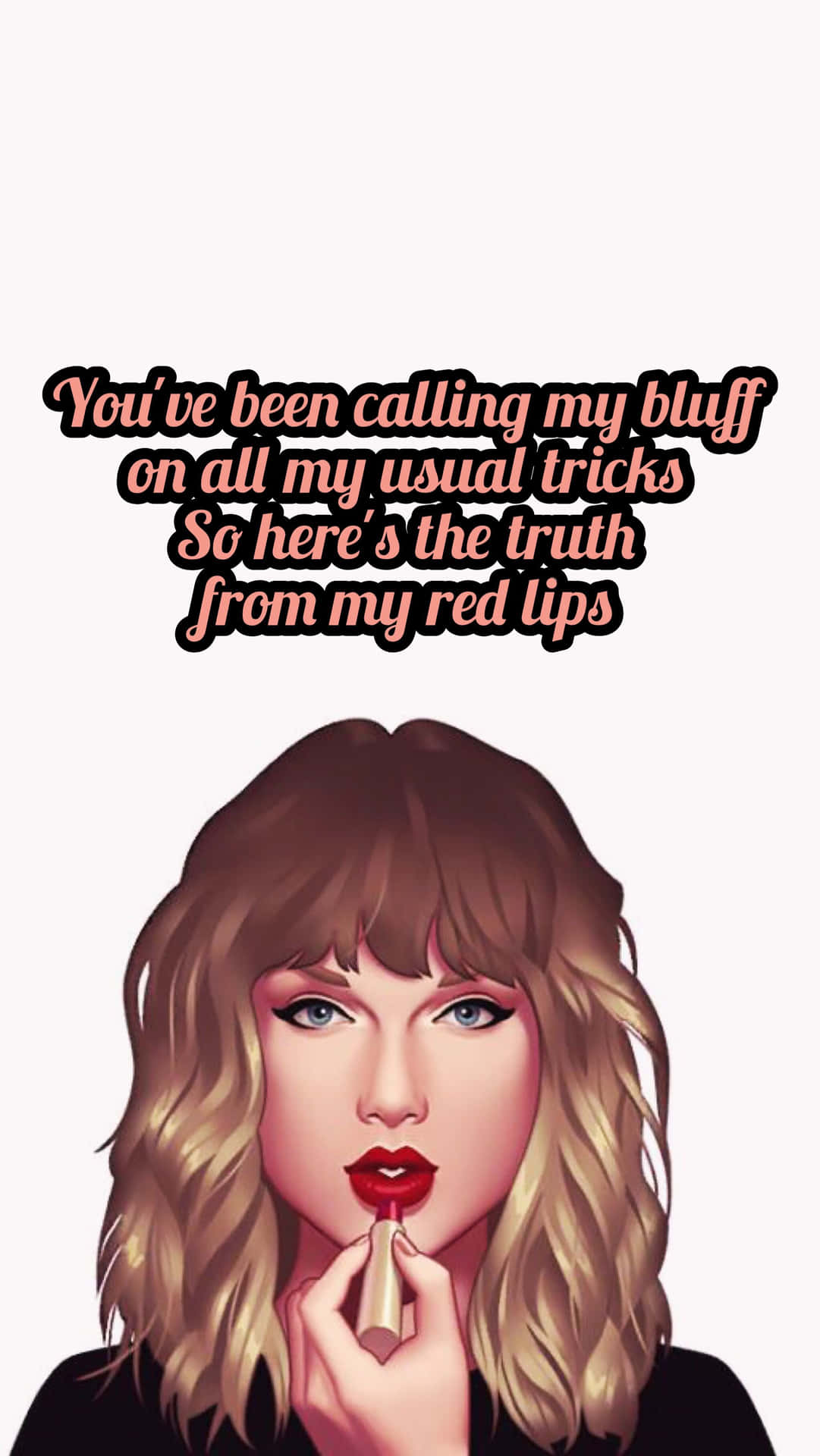 Taylor Swift iPhone-kunst Wallpaper