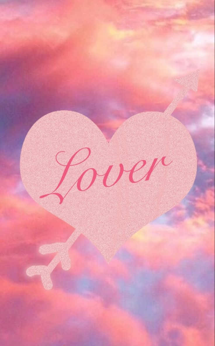 Taylor Swift Lover Heart Artwork Wallpaper