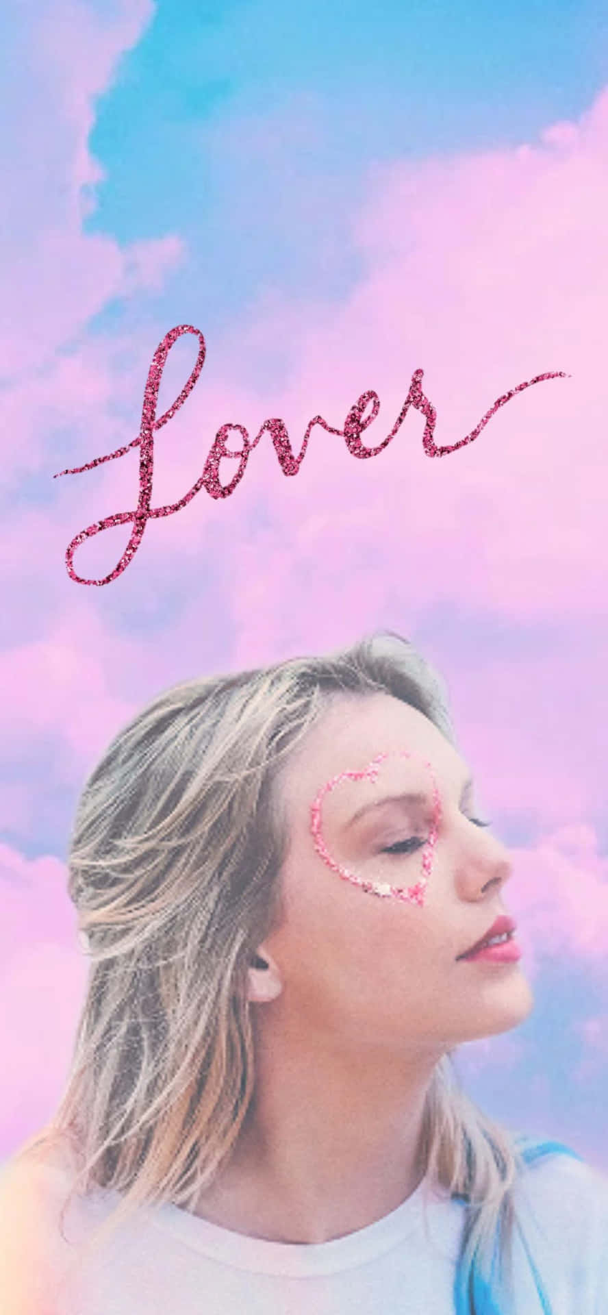 Taylor Swift Lover Inspired Portrait Wallpaper