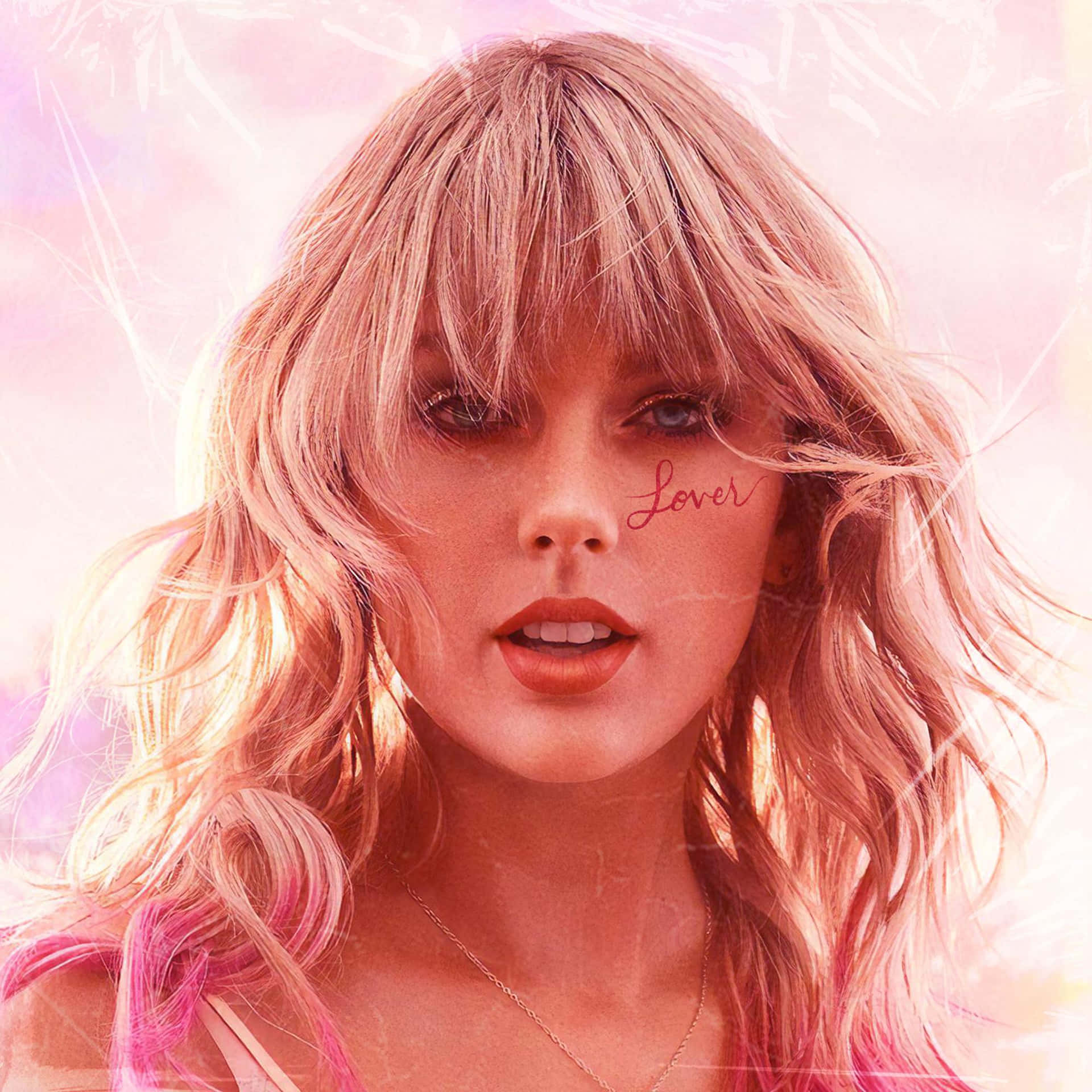 Taylor Swift Lover Pink Aesthetic Wallpaper