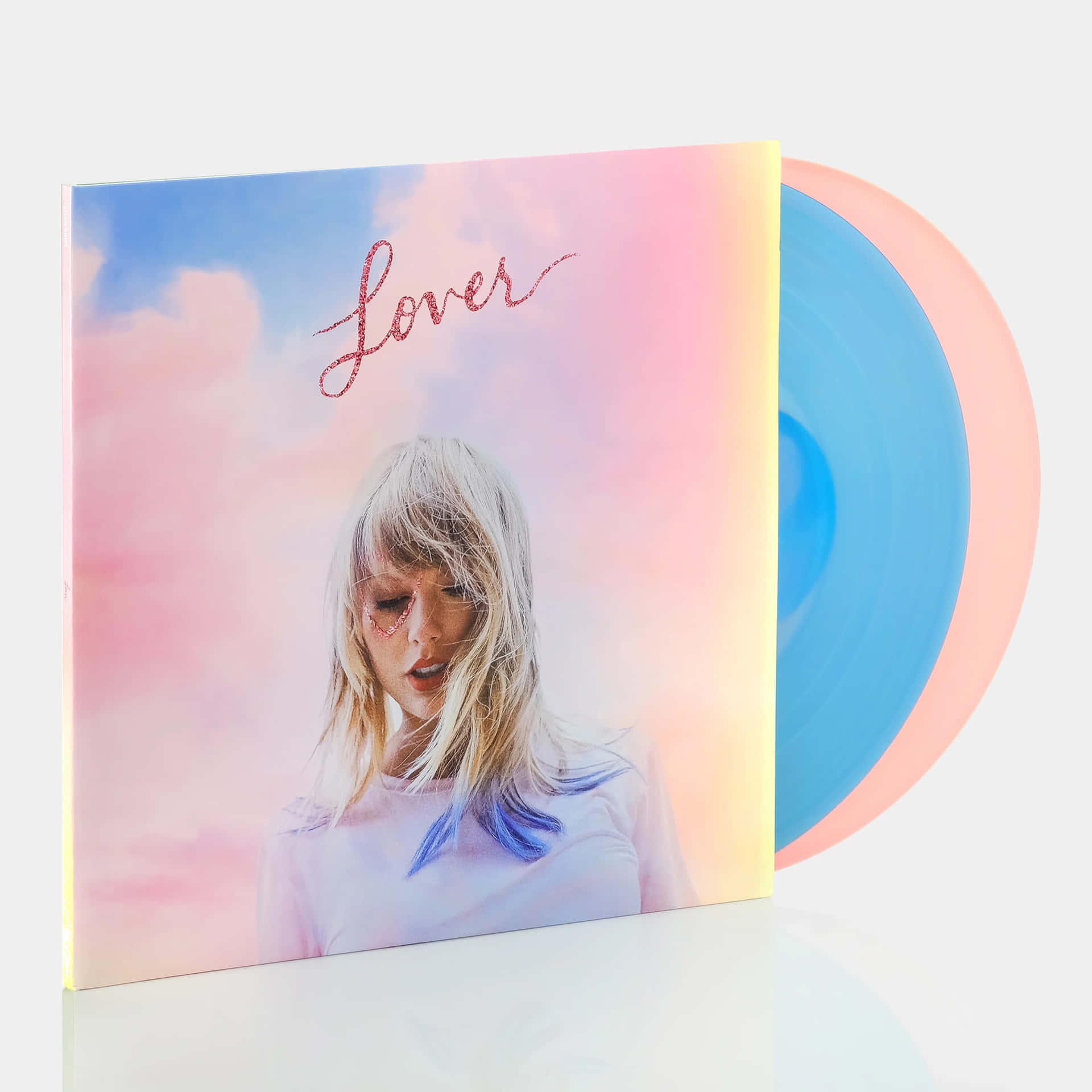 Taylor Swift Lover Vinyl Album Cover Wallpaper