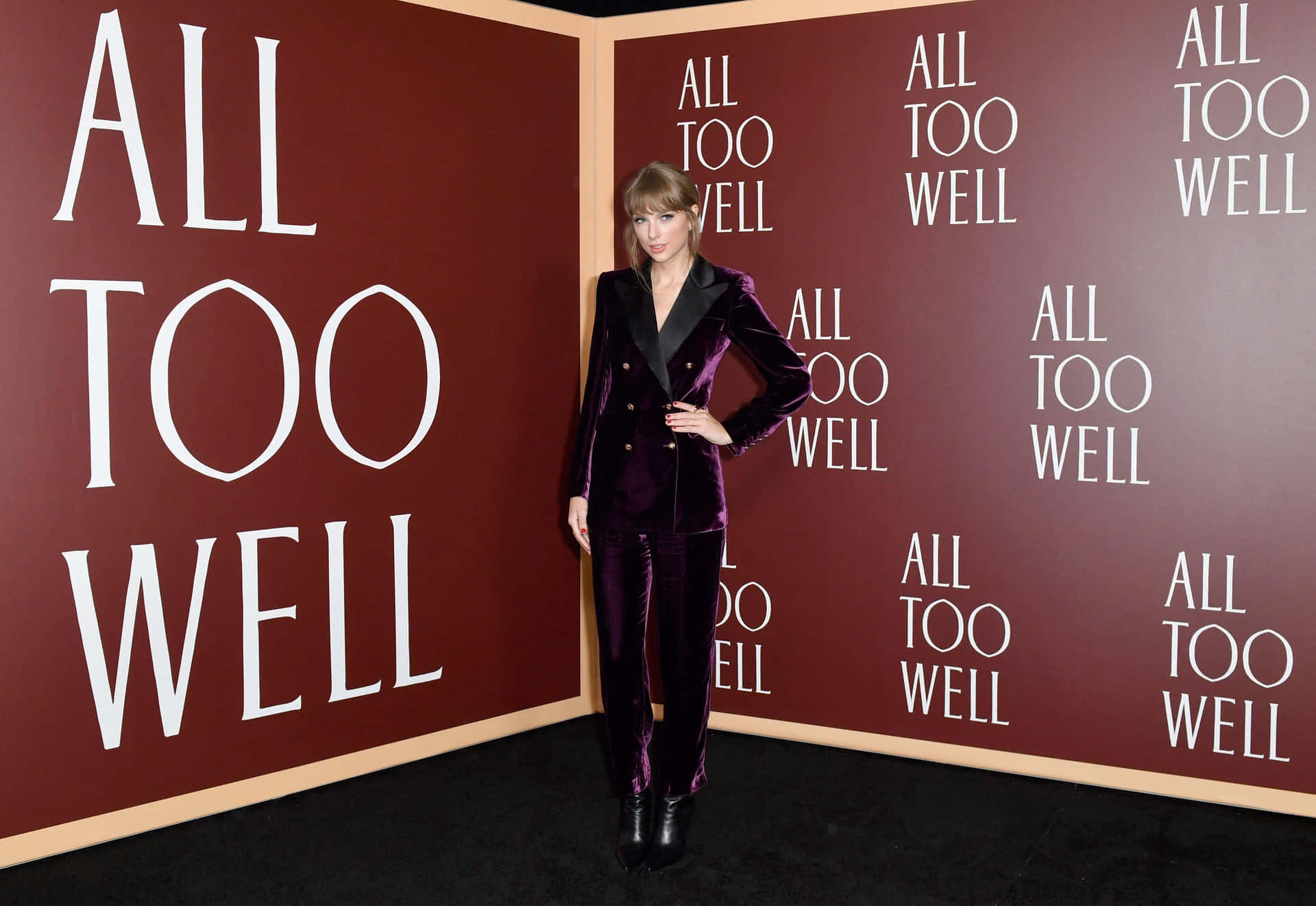 Taylor Swift Red All Too Well Backdrop Wallpaper