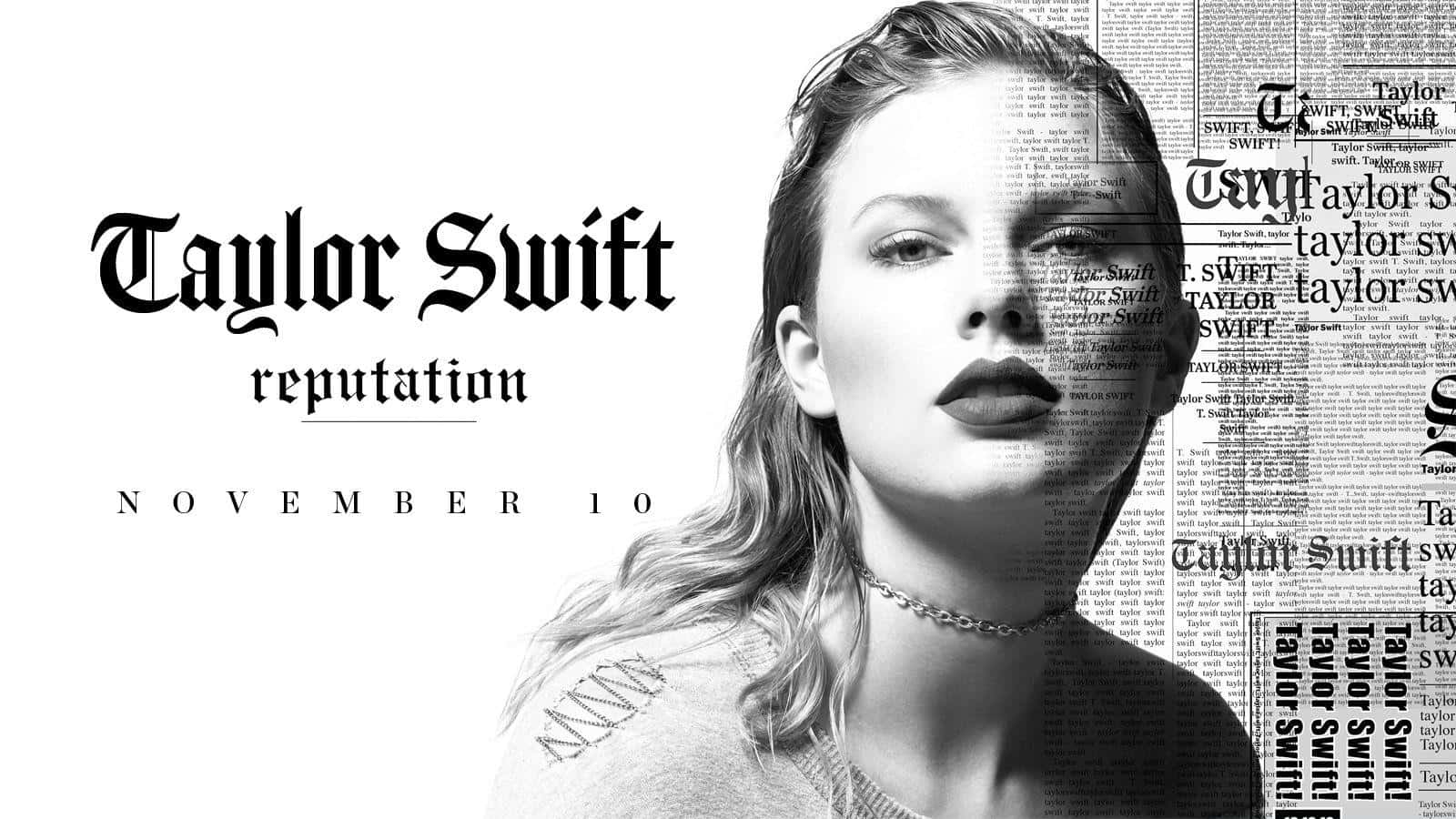 Taylor Swift Reputation Album Promotion Wallpaper