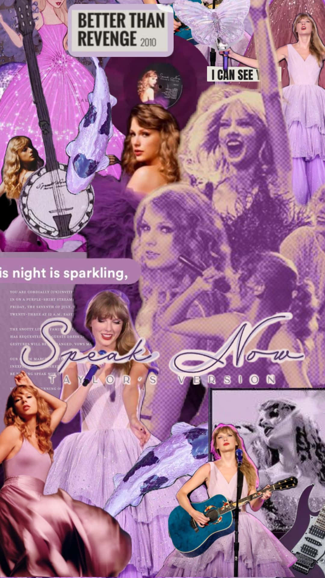 Download Taylor Swift Speak Now Collage Wallpaper | Wallpapers.com