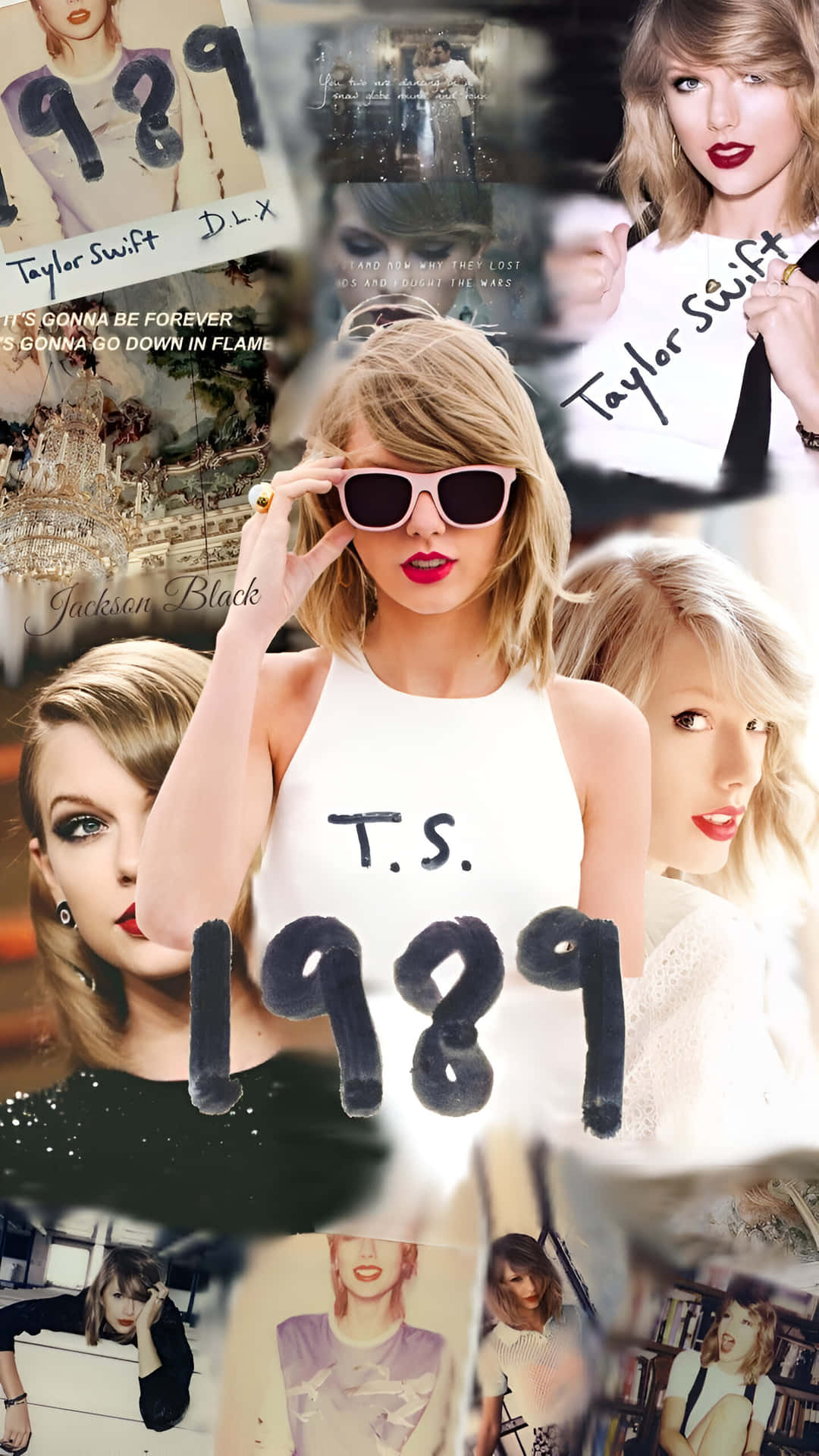 Taylor Swift1989 Album Collage Wallpaper