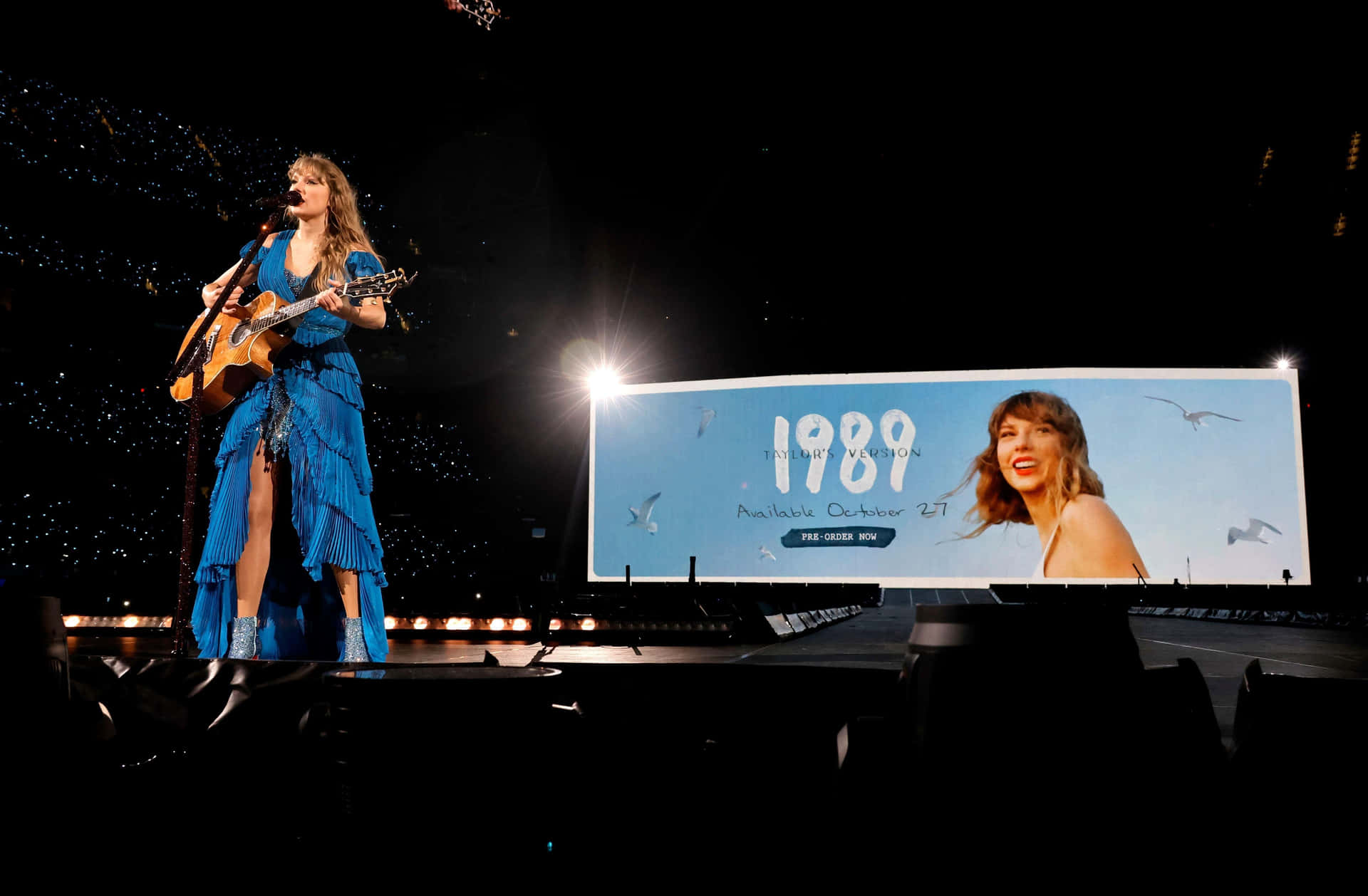 Taylor Swift1989 Eras Tour Performance Wallpaper