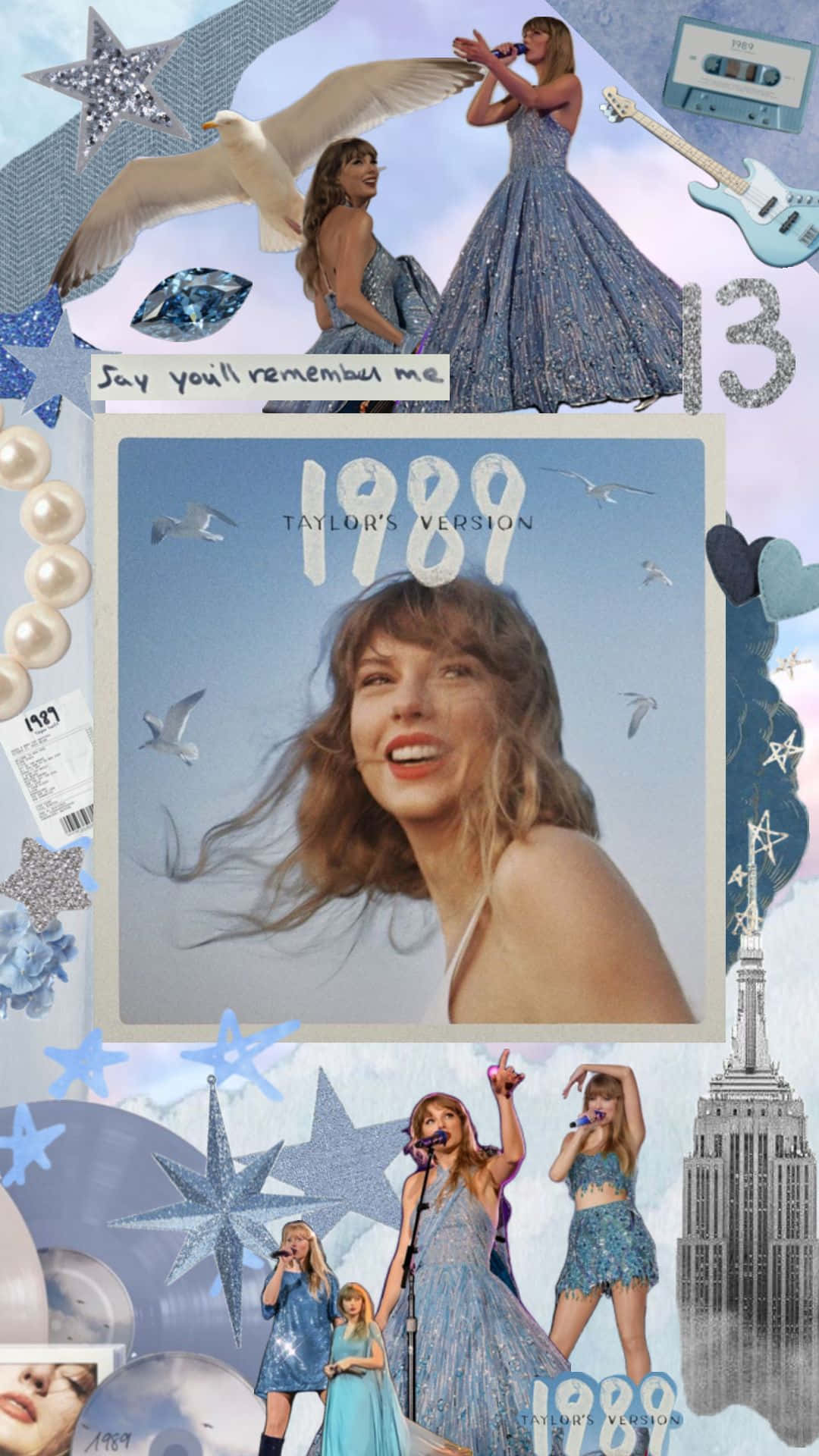 Taylor Swift1989 Tribute Collage Wallpaper