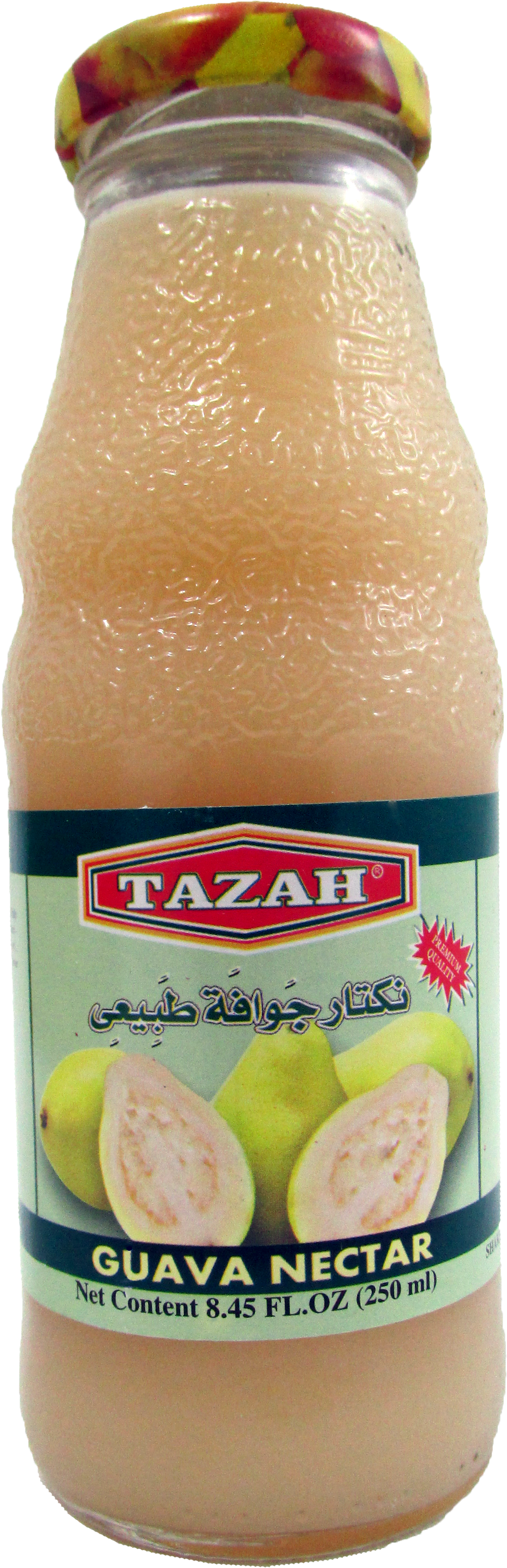 Tazah Guava Nectar Bottle PNG