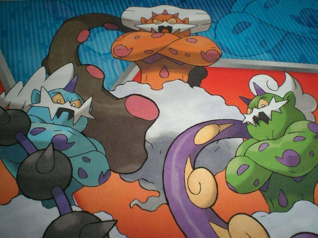 Tcg Box Cover With Tornadus Wallpaper