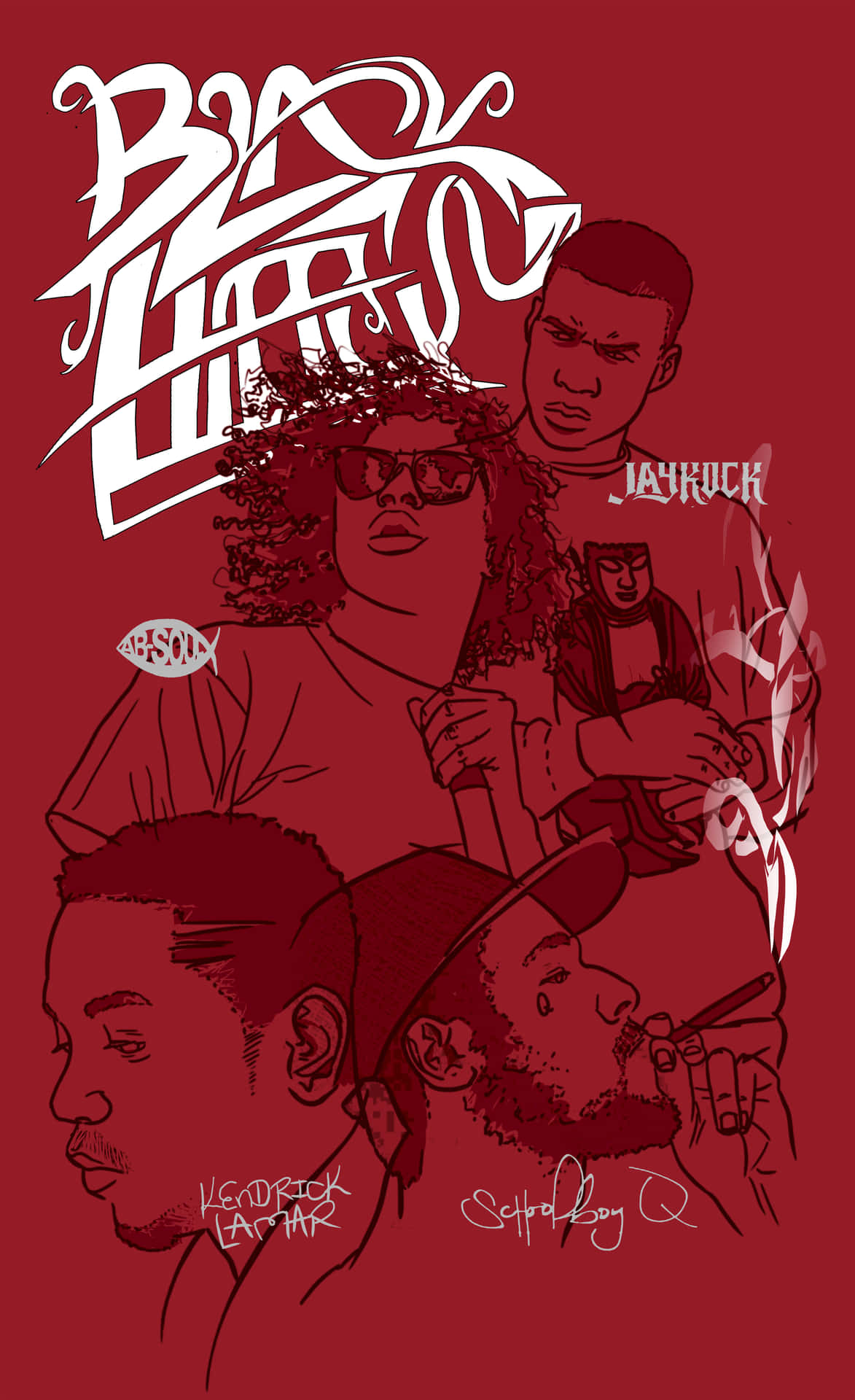 Image  A portrait of the incredible TDE team Wallpaper
